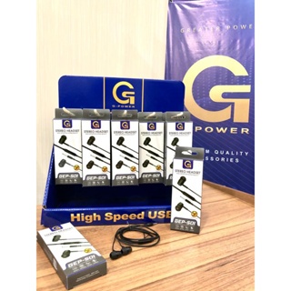 HF G-POWER Earphone GEP-S01 - Black and white