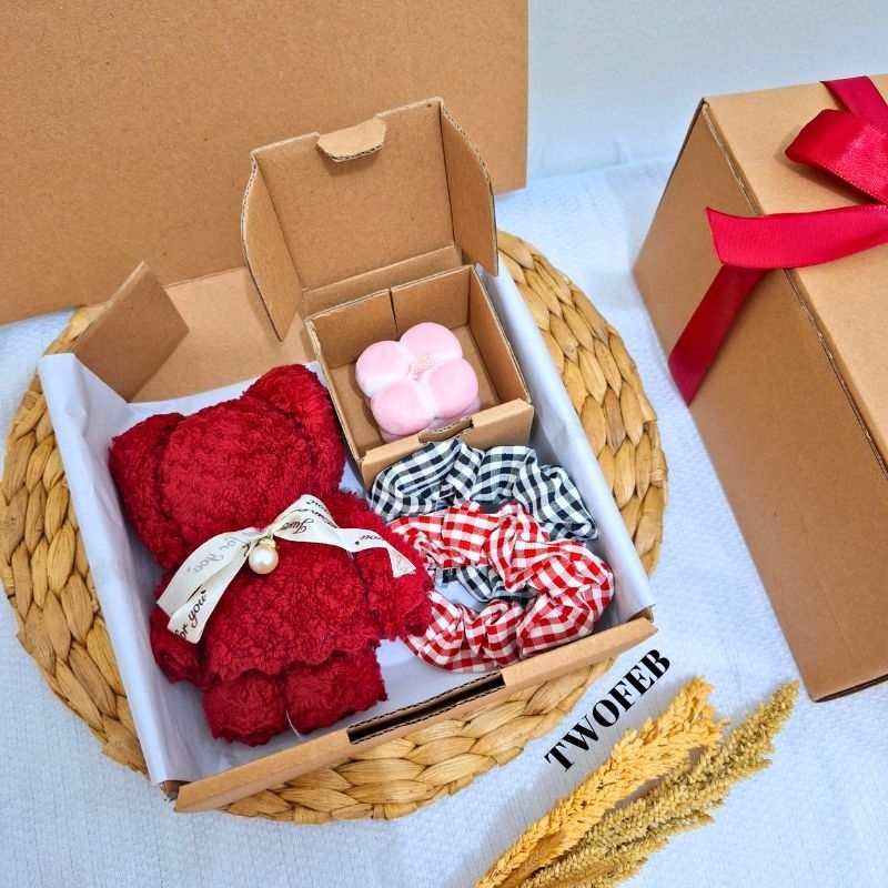 

SNACK BOX SCRUNHIES TOWEL HADIAH ULANG TAHUN WISUDA VALENTINE IDUL FITRI RAMADHAN HAMPERS MURAH HEMAT