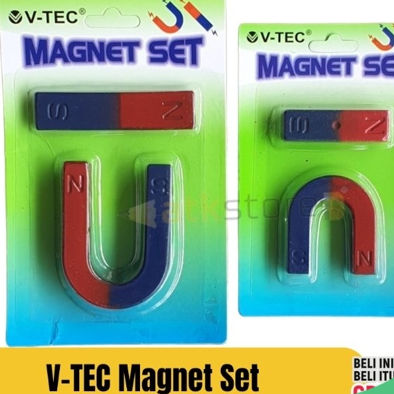 V-tec Magnet U - Batangan Besar kecil || Magnet set no.ZR007 small || Magnet set large no.ZR-8075