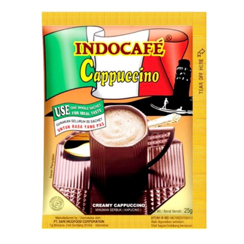 

Indocafe Cappucino Bubuk Minuman Kopi Instant