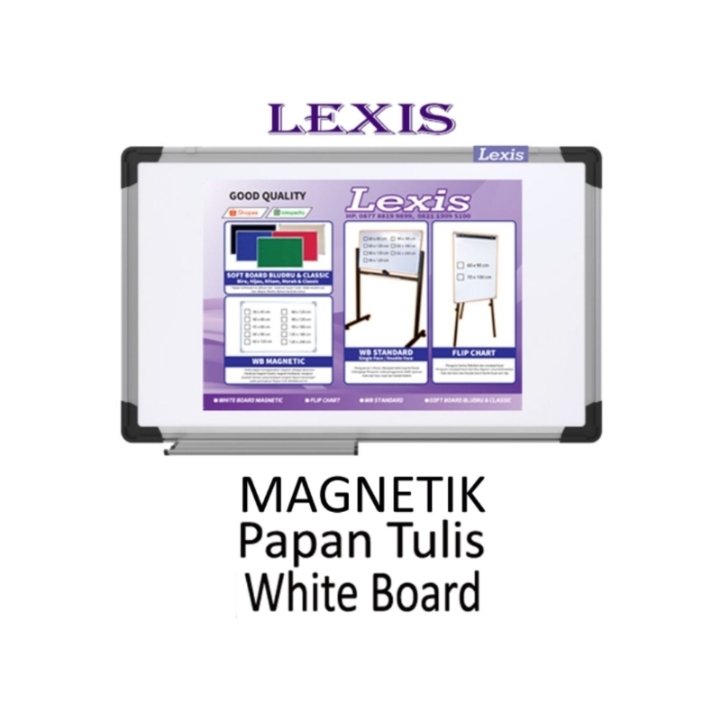 Papan Tulis White Board gantung ukuran 120 x 240