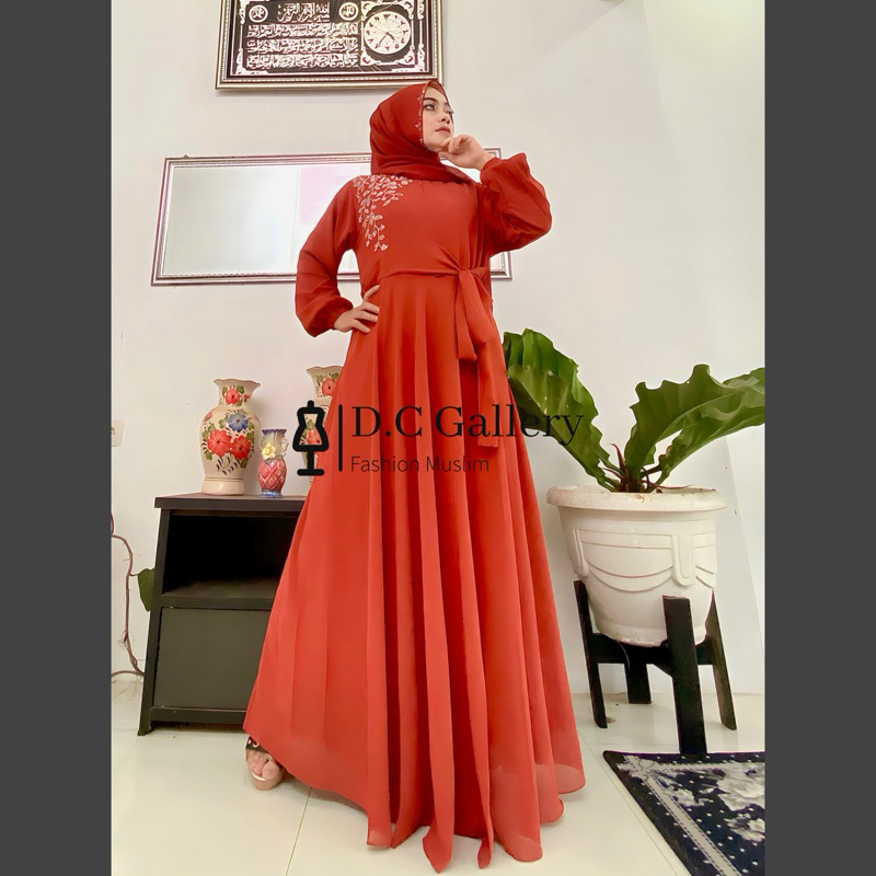 Syakila Dress Gamis Set Phasmina