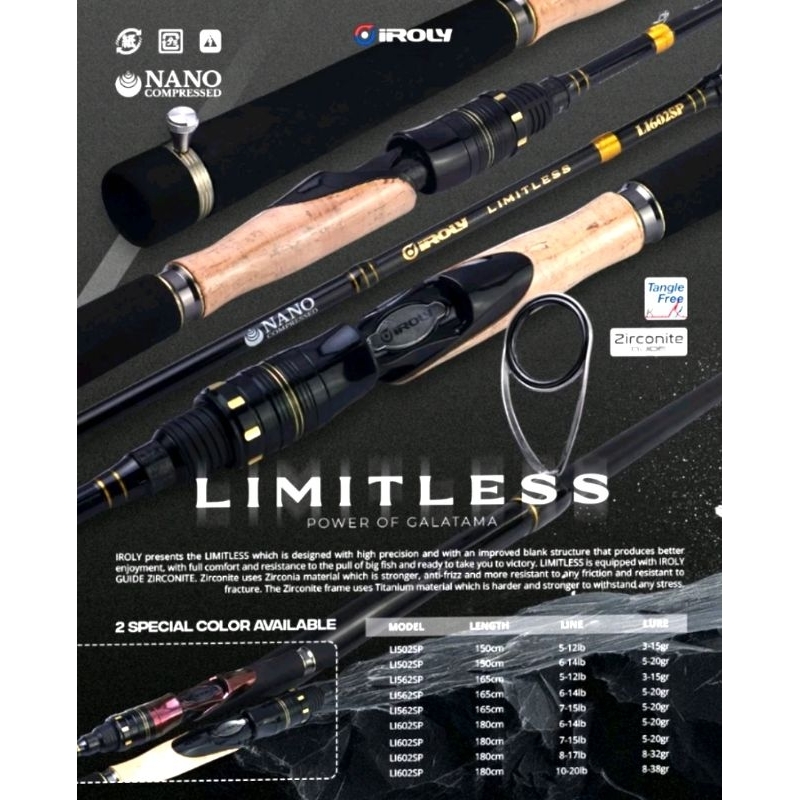 JORAN CARBON SOLID IROLY LIMITLESS 602(8-17lb)