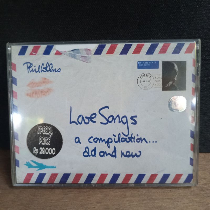 Kaset Original Phil Collins - Love Songs : A Compilation Old And New