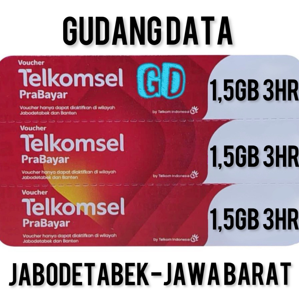 Voucher Telkomsel 1,5GB