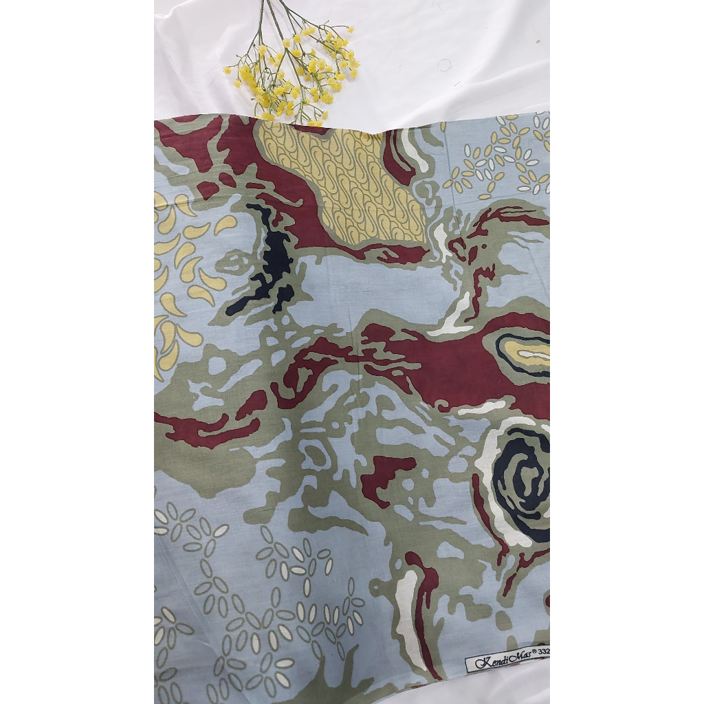 KAIN BATIK KATUN MOTIF ABSTRAK/KAIN KEMEJA BATIK/BATIK PREMIUM