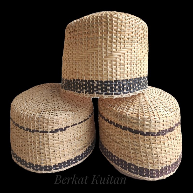 PECI ROTAN KHAS KALIMANTAN. KOPIAH ROTAN