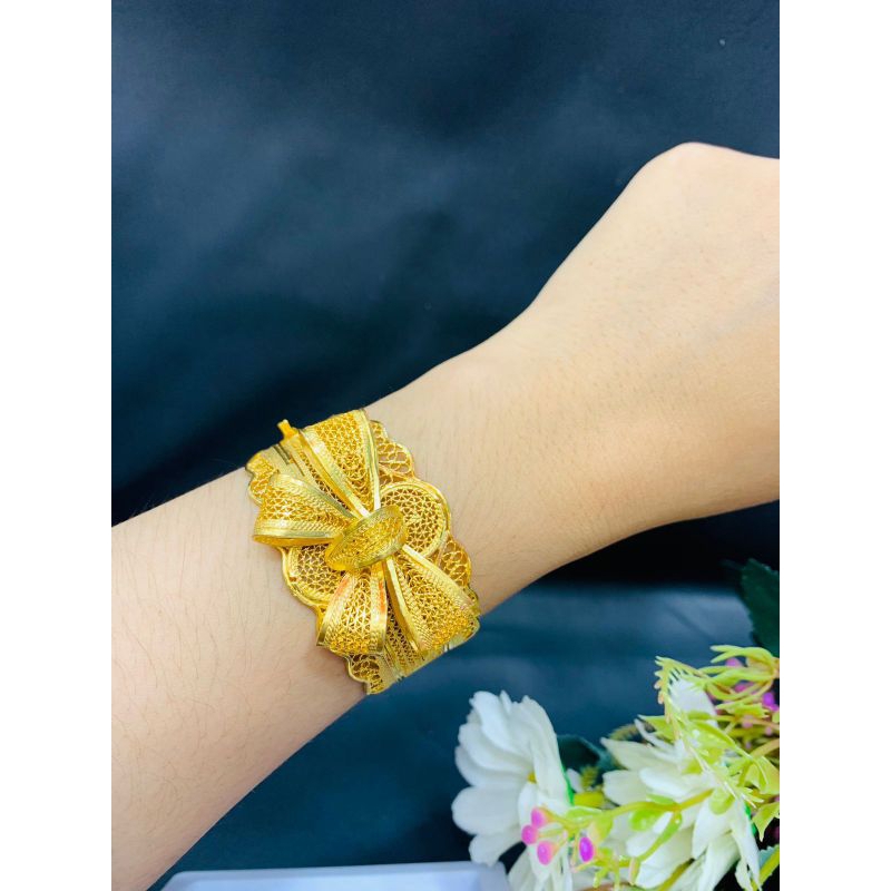 Gelang kendari lapisan emas