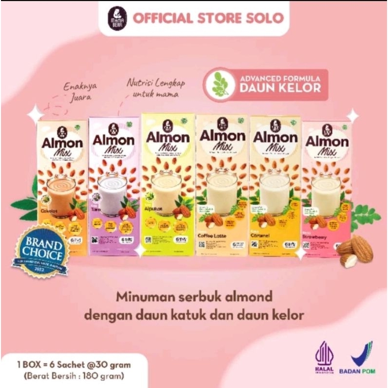 Mama Bear Almon Mix - MamaBear Pelancar ASI