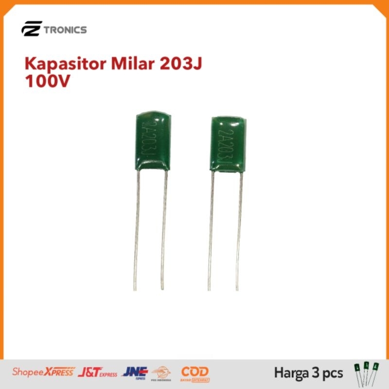 Kapasitor Milar 203/20nf 100V