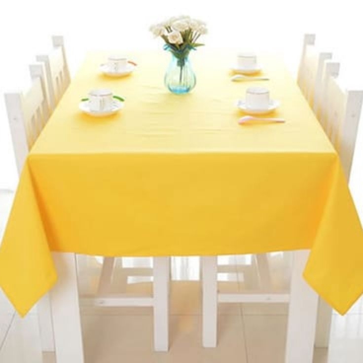 D2289 TAPLAK MEJA KAIN POLOS KATUN II TAPLAK MEJA MAKAN KAIN taplak meja guru taplak meja prasmanan 