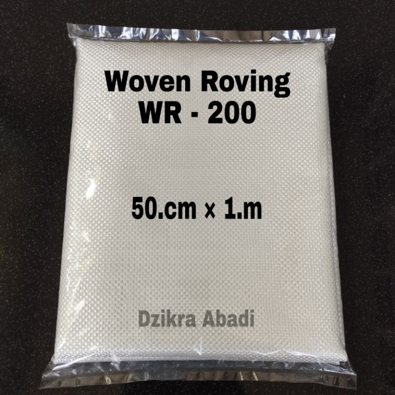 Woven Roving WR 200 Mat Fiberglass 50.cm × 1.m