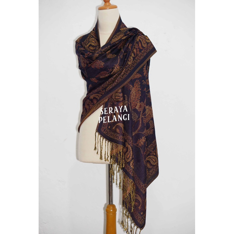 Pashmina Keong 42 Selendang Scarf Syal Shawl Pasmina Halus Souvenir Hadiah Ulang Tahun Birthday Gift
