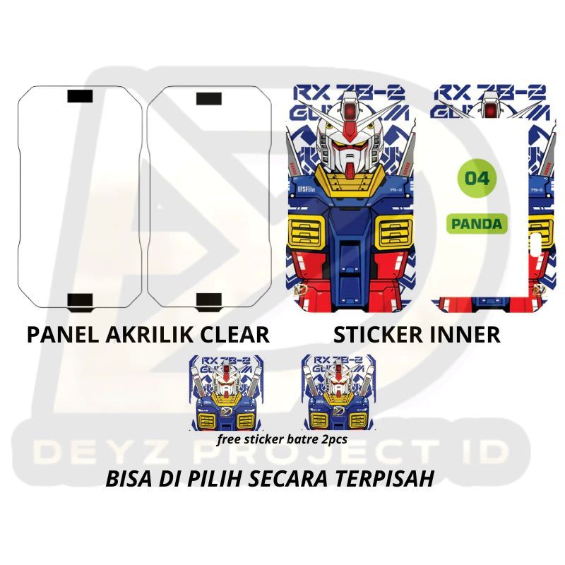 

Pullset Stiker Dan Panel Clear PANDA