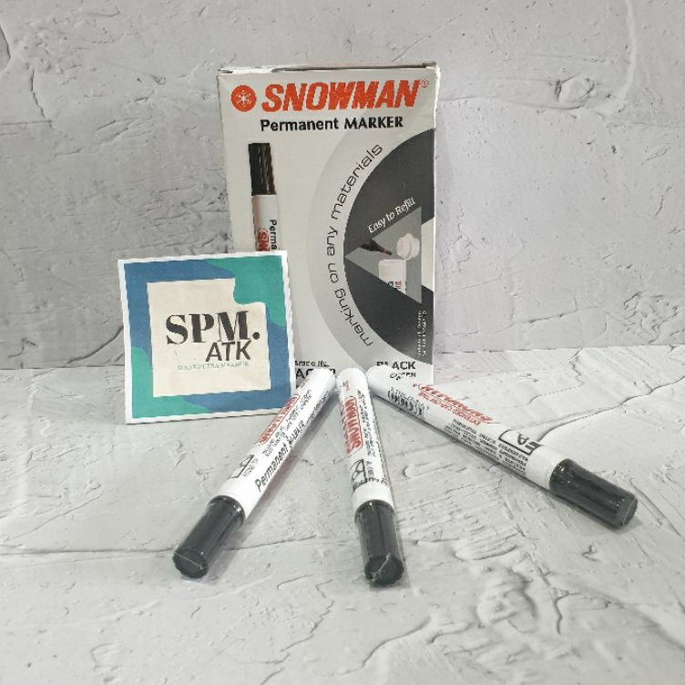 

KODE R7K6 Spidol Permanent Snowman AG12