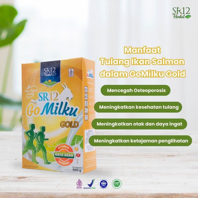 

GO MILKU GOLD SR12 600GR | SUSU ETAWA ORIGINAL 100% HALAL