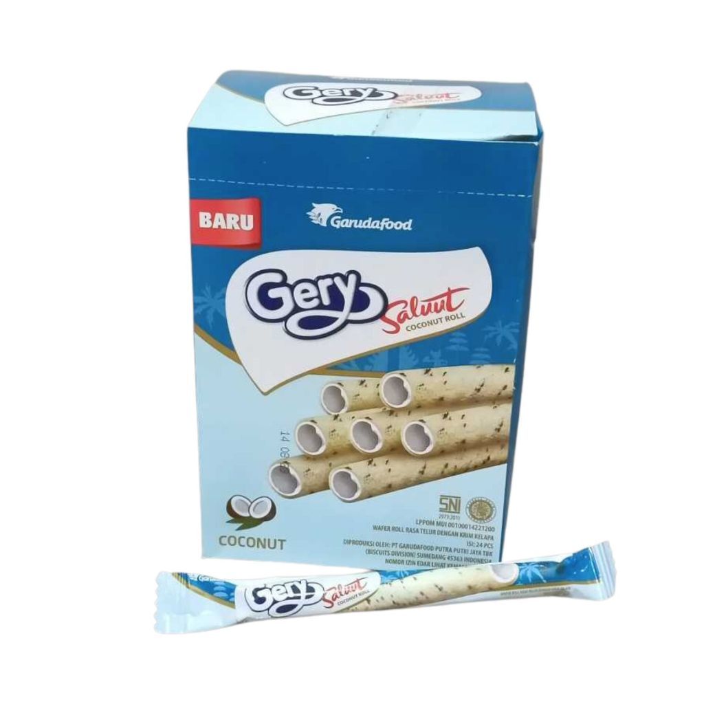 

GERY WAFER ROLL BOX isi 24pcs GERY WAFER ROLL