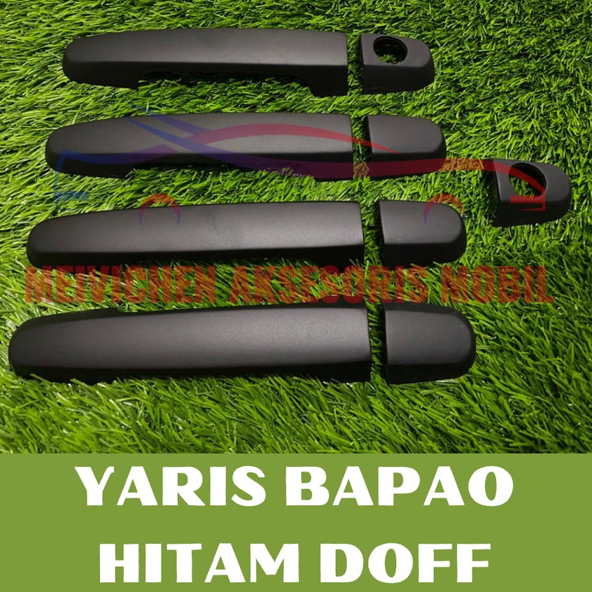 ART I1V COVER HANDLE GAGANG PINTU MOBIL YARIS BAPAO BAKPAO HITAM DOFF