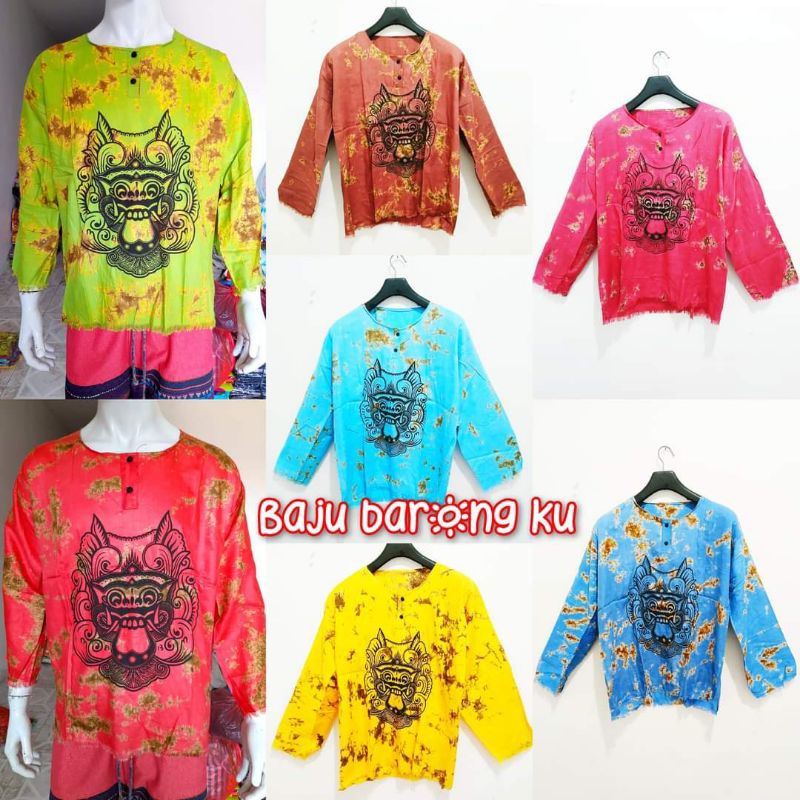 GROSIR BAJU BARONG LENGAN PANJANG JUMBO BAJU BALI LENGAN PANJANG BAJU BARONG BALI BAHAN RAYON