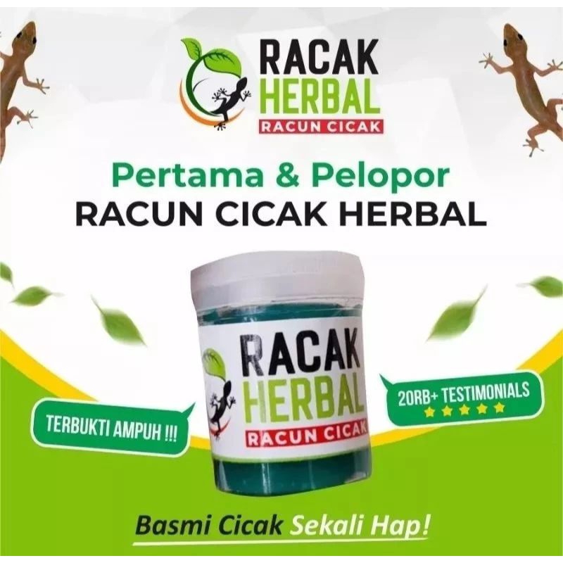 Racak Herbal / Racun Cicak / Pembasmi cicak / Racak Herbal Racun Cicak