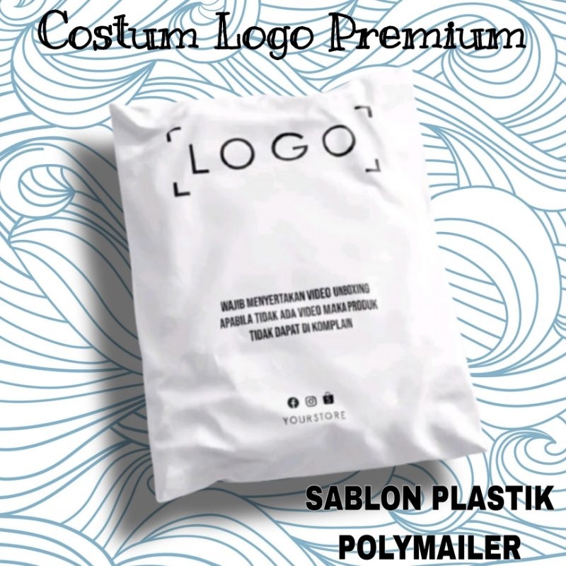 

Costum Sablon Plastik Polymailer (WARNA PUTIH)