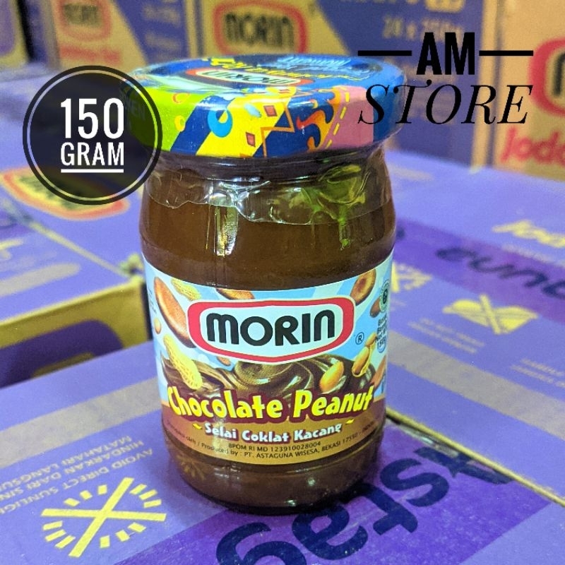 

Morin Selai Chocolate Peanut 150gr - Selai Coklat