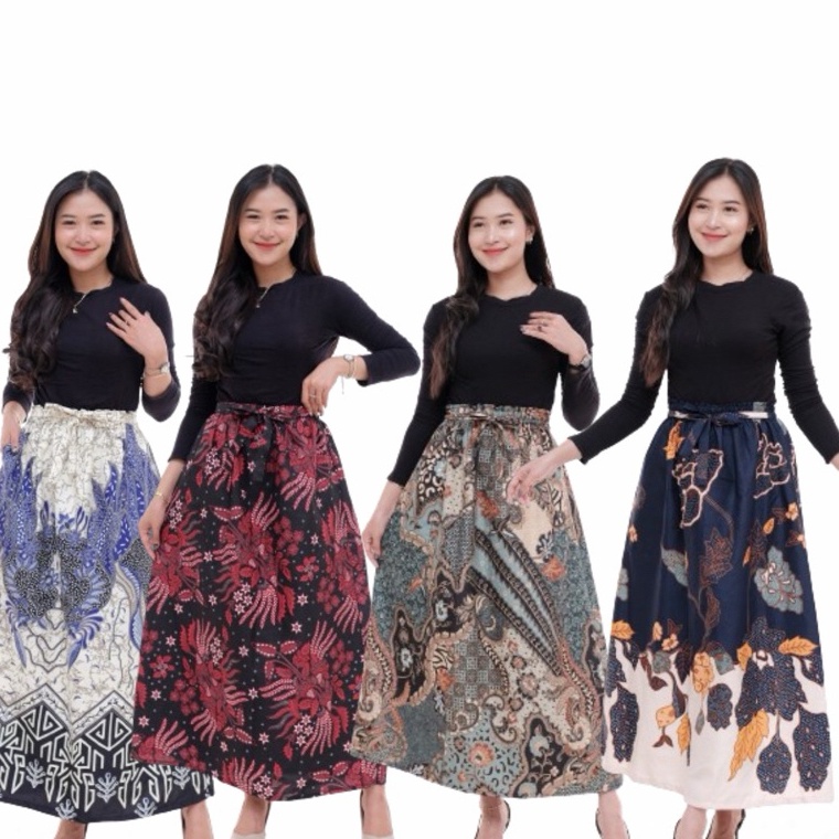 Top banget ROK BATIK PANJANG DEWASA ROK PAYUNG WANITA KLOK MOTIF TERBARU