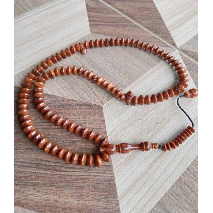 TASBIH KOKKA/KAUKAH MOTIF WAJIK PENDEK JUMBO