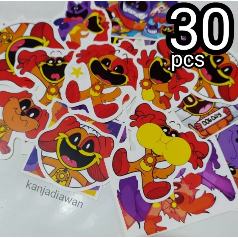 

Stiker Dogday Poppy playtime 30pcs Stiker Smiling Critters Dog Day