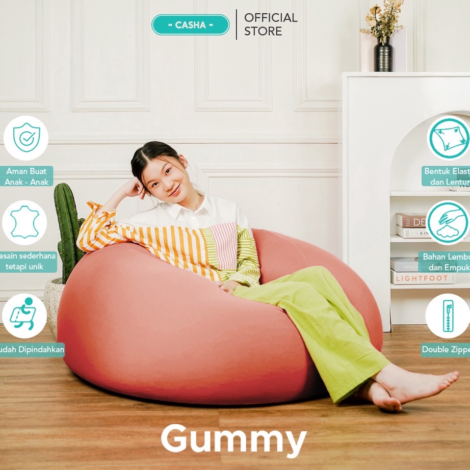 KODE 77 CASHA Bean Bag Gummy  Size Large