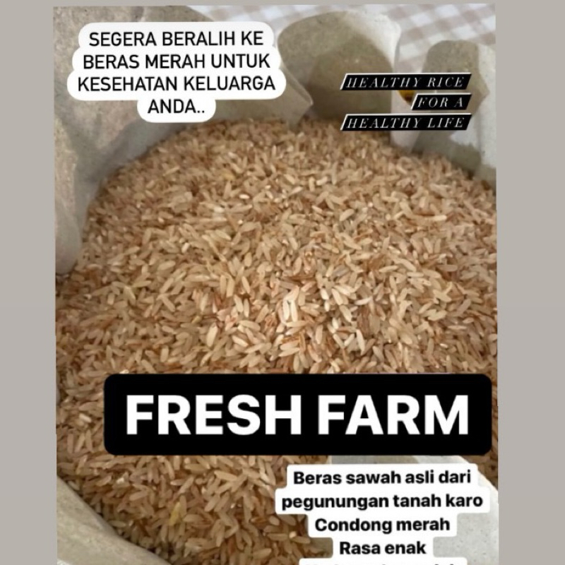 

Beras merah organik premium ( 1kg)