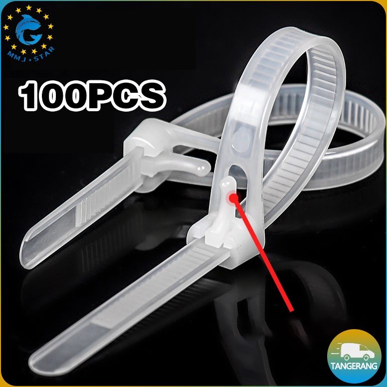 Serbuuuu 1 PcsReusable Cable TiesReleasable Kabel TisKabel Ties ReusableNylon Cable Tie Reusable