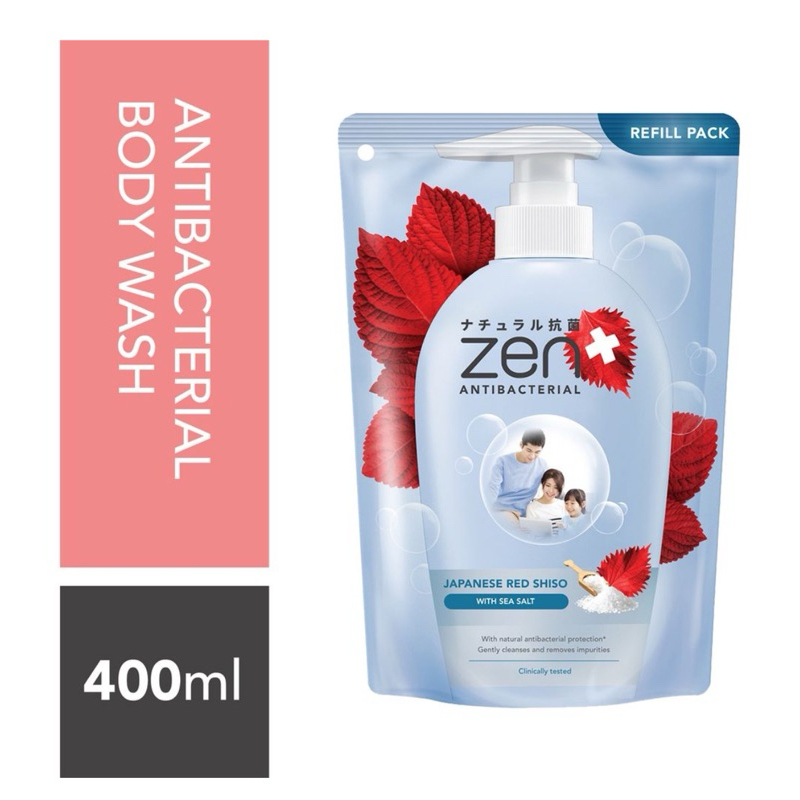 Zen Body Cleanser Shiso & Sea Salt Refill 400 ml