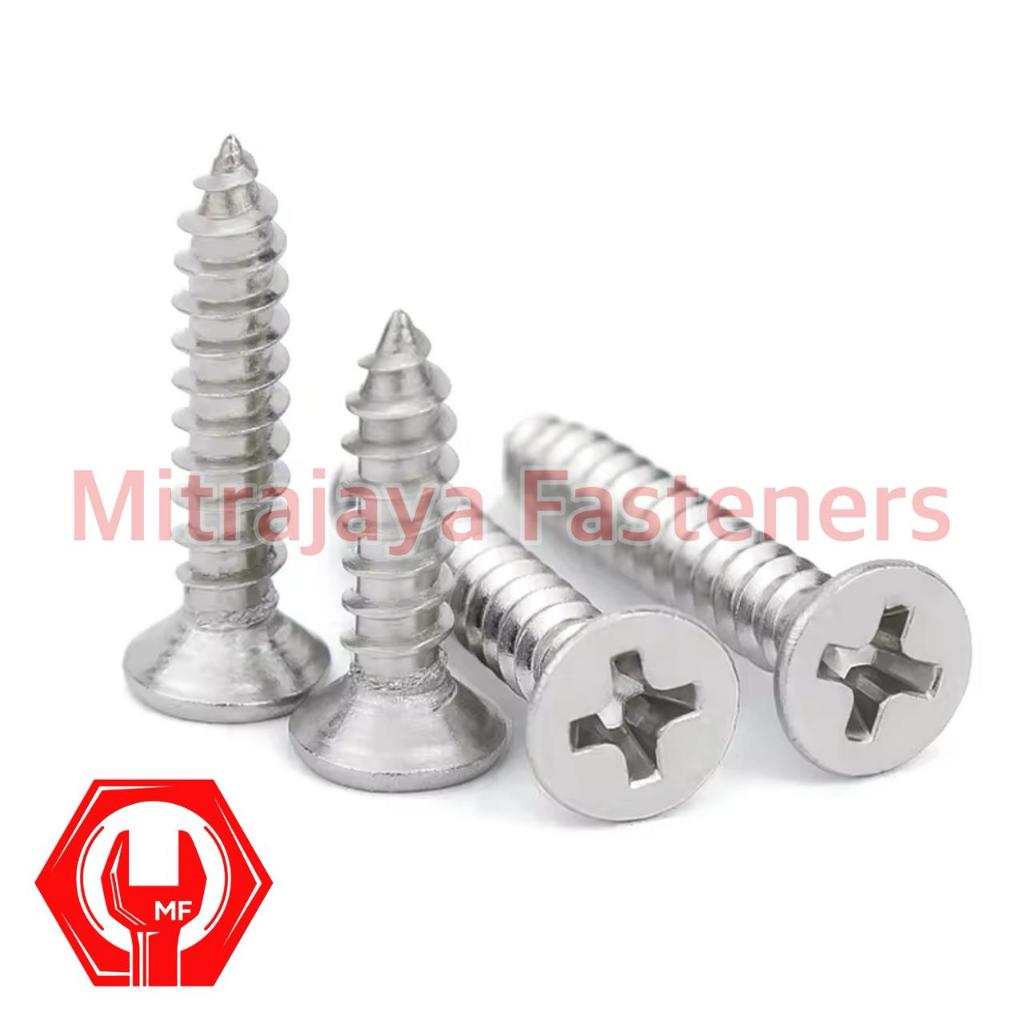 Skrup FAB Stainless Steel 304 6x3/4"