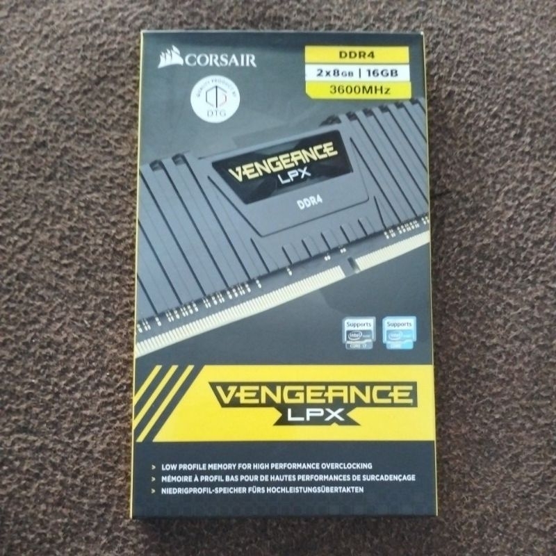 RAM LONGDIMM DDR4 3600 CORSAIR 16GB (8X2)