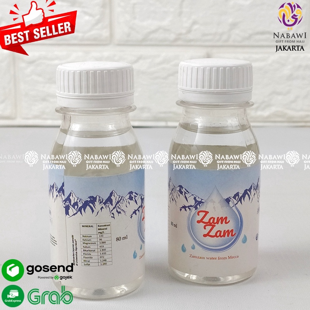 

Air Zam Zam Kecil Mini 8 ml Air ZamZam 5 ml Kemasan Botol Oleh Oleh Haji dan Umroh Berkualitas