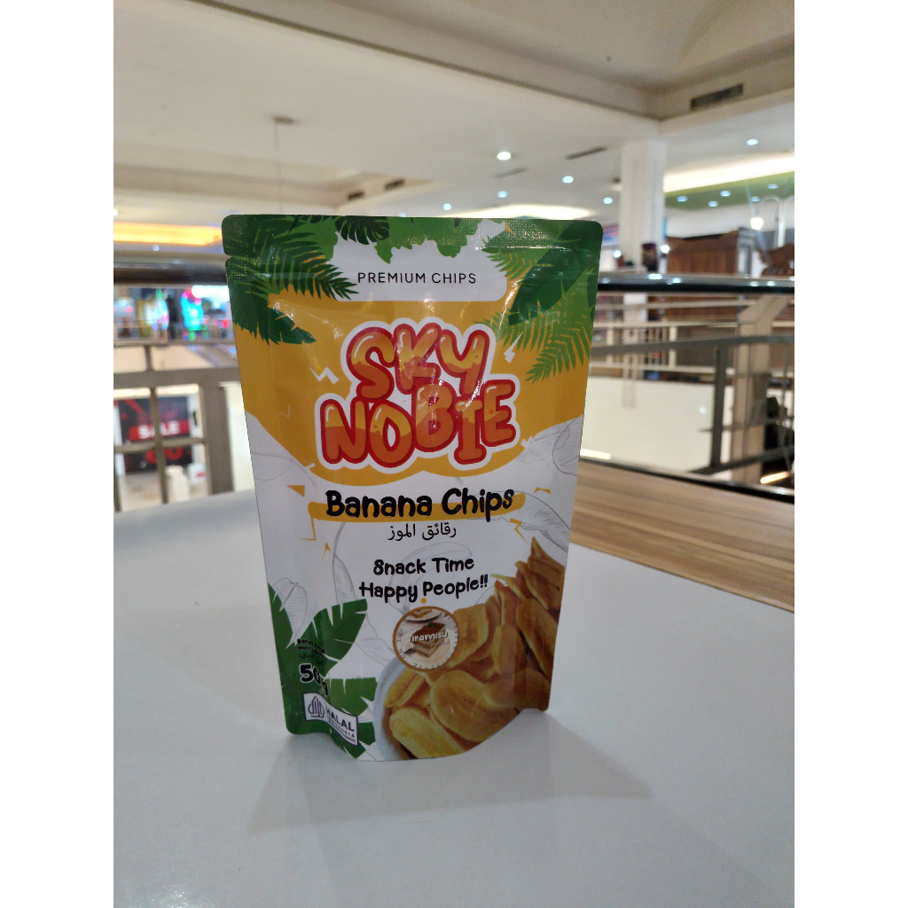 

SKY NOBIE BANANA CHIPS SNACK TIME HAPPY PEOPLE