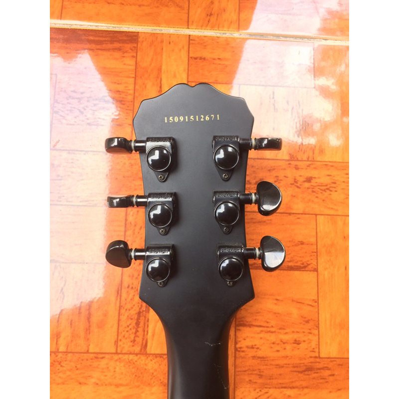 gitar listrik original Epiphone Les Paul Gothic Mic 2015