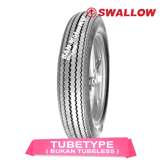 Swallow Classic Sb 135 ( Sb135 ) Ukuran 5.00-16 Ban Motor Ring 16 Tubetype ( Tidak Tubeless )