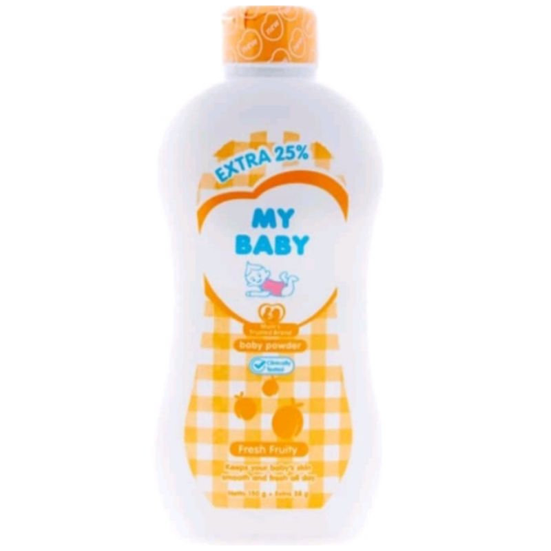 Bedak MY BaBy Powder Fresh Fruit 150g + Extra 38g