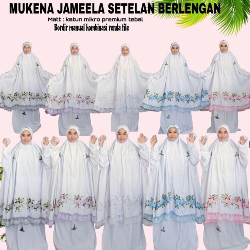 MUKENA JAMEELA SETELAN BERLENGAN