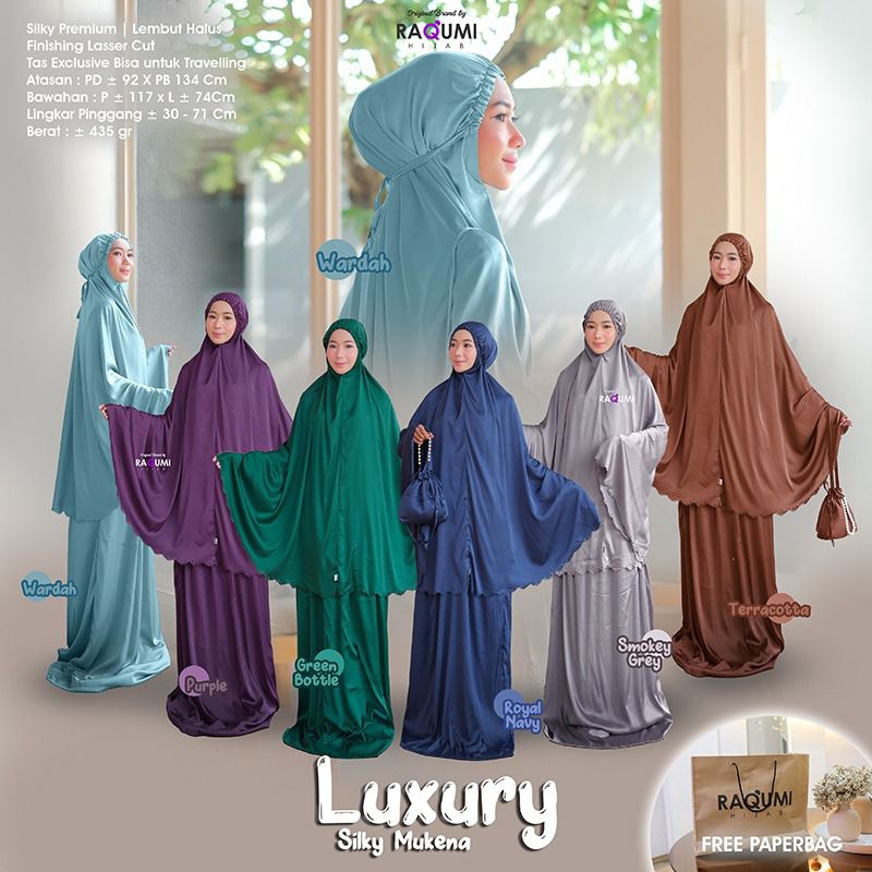 KHI ~ RAQUMI ~ MUKENA DEWASA ~ MUKENA SILKY ~ MUKENA TRAVELLING ~ MUKENA POLOS ~ ORI SOLO ~ LUXURY S