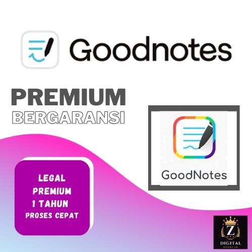 

GoodNottes Pro Vip Premium Bergaransi Proses Kilat