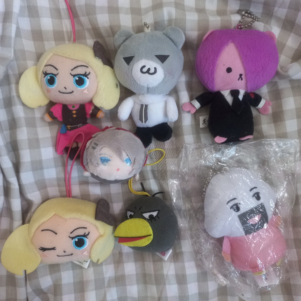 Gantungan/Ganci/Keychain Boneka Plush Anime Random