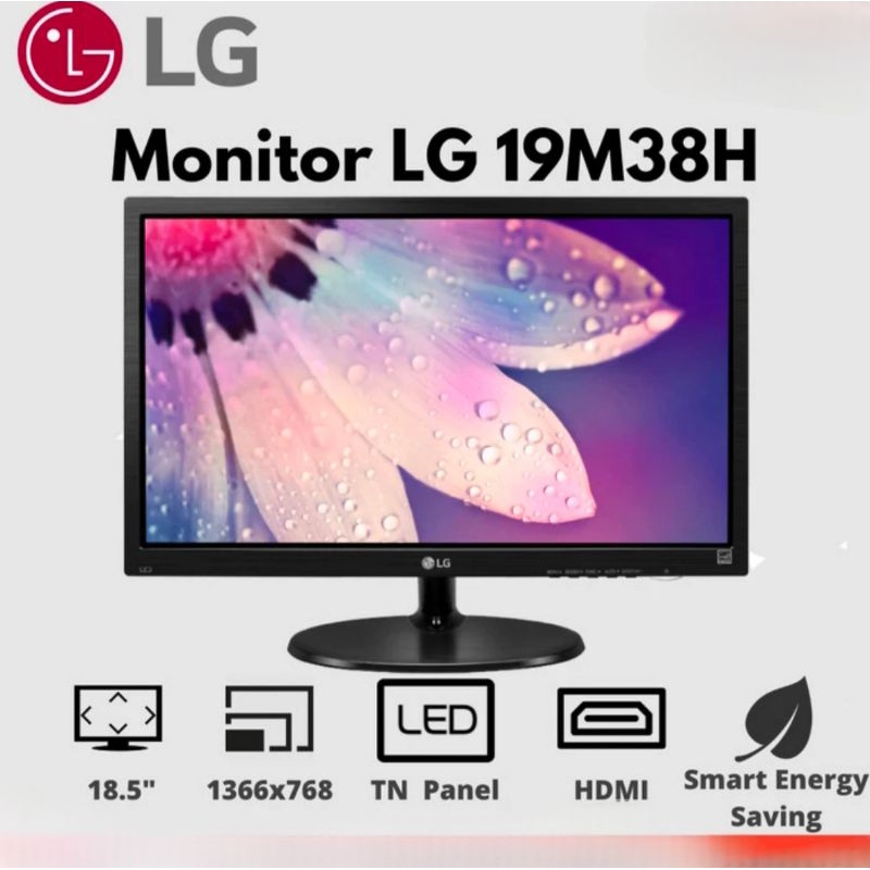 Monitor LG 19" LED 19M38H (HDMI) - Monitor 19inch