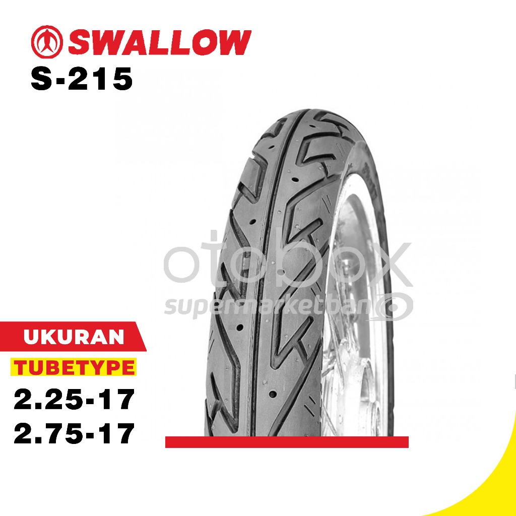 Ban Motor Swallow S-215 Ukuran 225 275 Ring 17 Tubetype