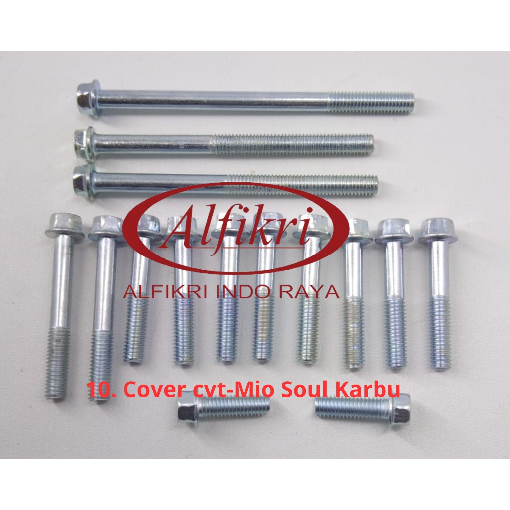 17-10 CVT Mio Soul Karbu 1Set / Baut CVT 1Set Yamaha Mio Soul Karburator / Baut Baud CVT Yamaha Mio 