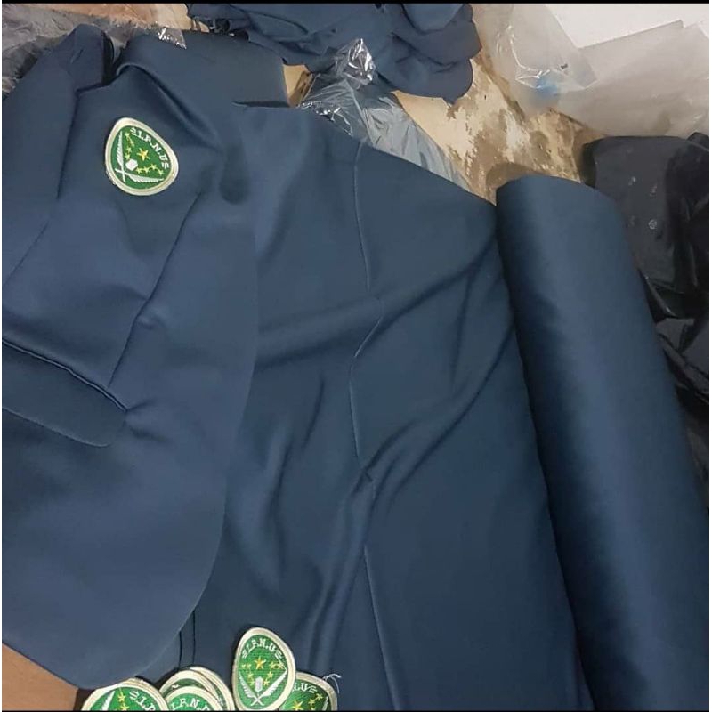 KAIN / Bahan Jas Ipnu Ippnu Warna Nasional kode Element