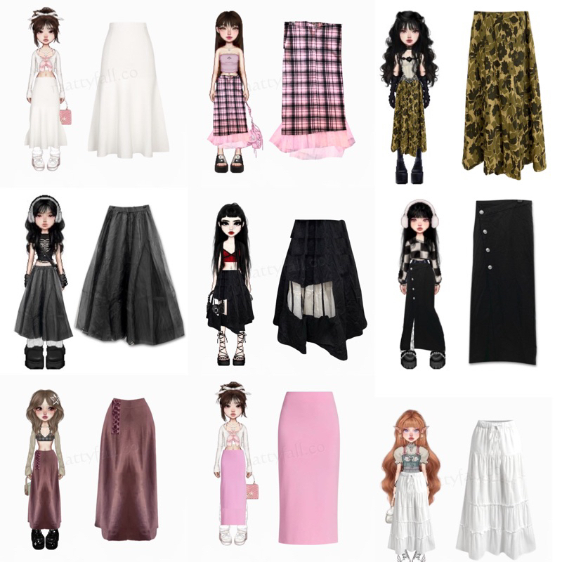 [Part 1] UPDATED Rok Gemas Kotak-Kotak Denim cargo Ukuran Panjang Premium import Party Halloween Cos