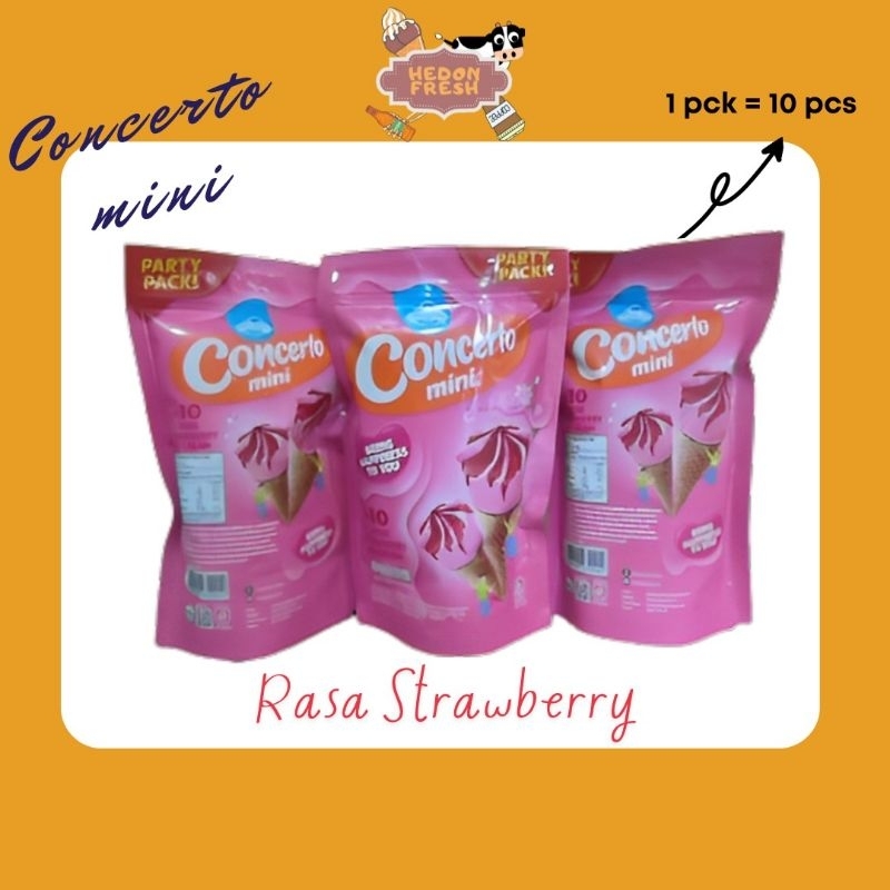 

Ice Cream Campina Mini Concerto Strawberry